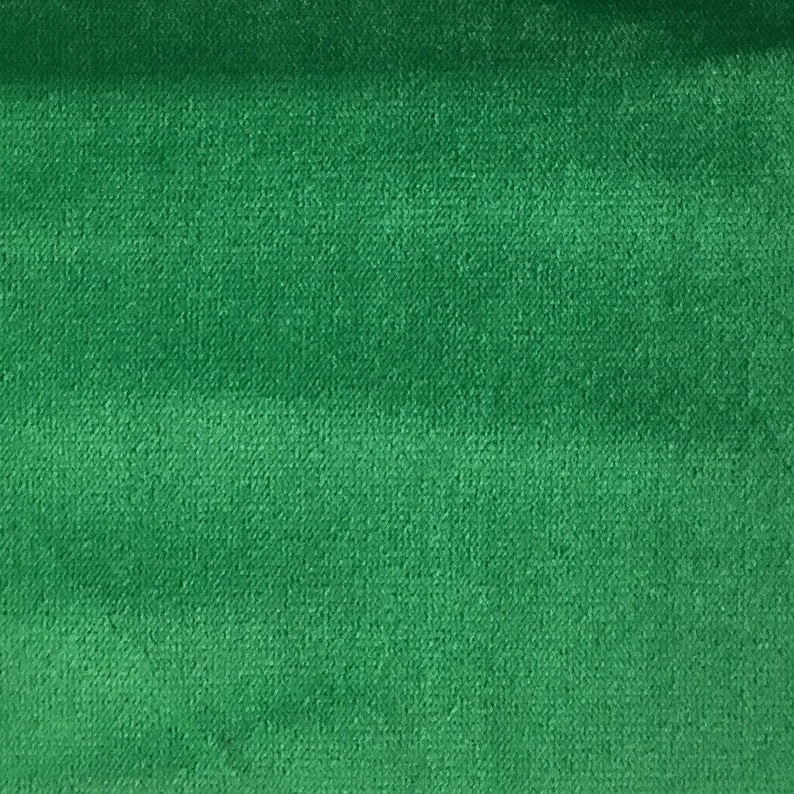 Luxurious Velvet Designer Fabric by The Yard Emerald Green Etsy