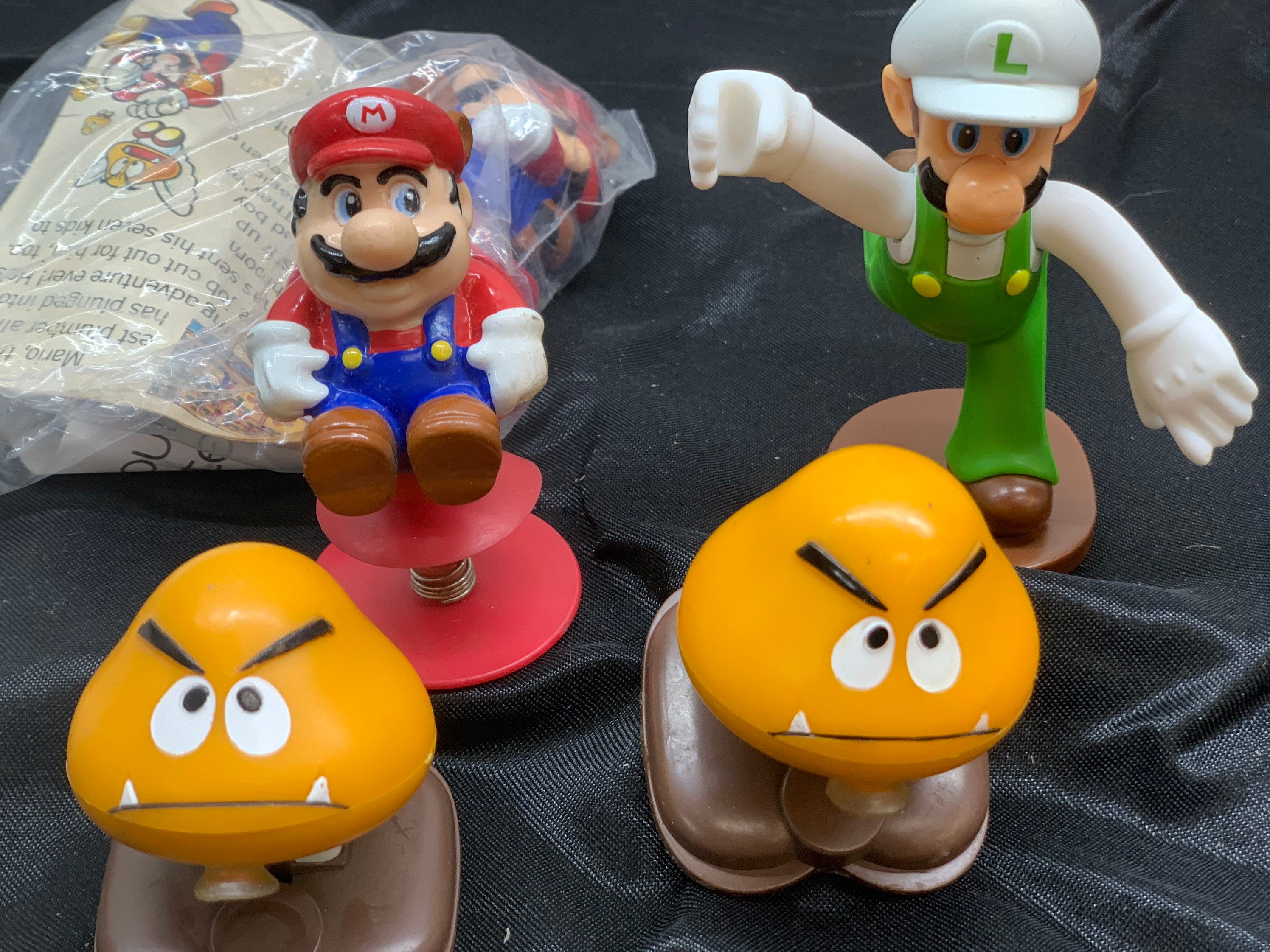 7pc Super Mario Bros McDonald's Happy Meal Toys Etsy