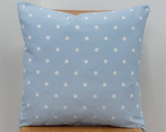 Polka dot cushion | Etsy Cornflower Blue Polka Dot Throw Pillow