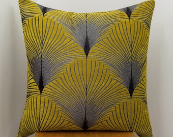 yellow floor pillow