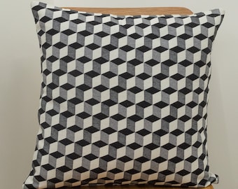 Cube cushion | Etsy Gray Cube Pillow Cover – Square