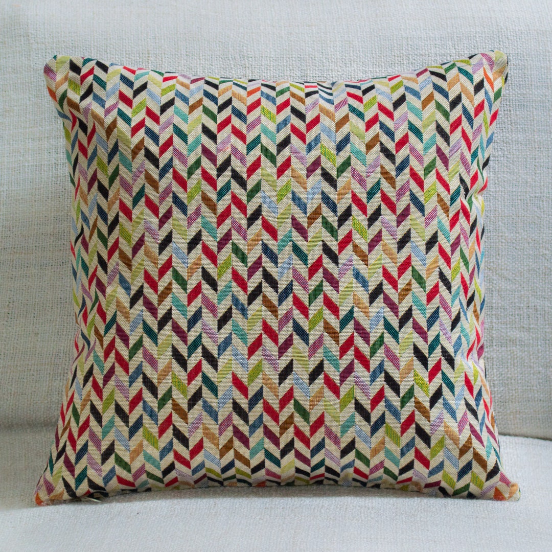 Cojín Rectangular Marrakech Tapiz XL. Diseño Tradicional De Kilim