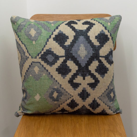 Green kilim pillow sale