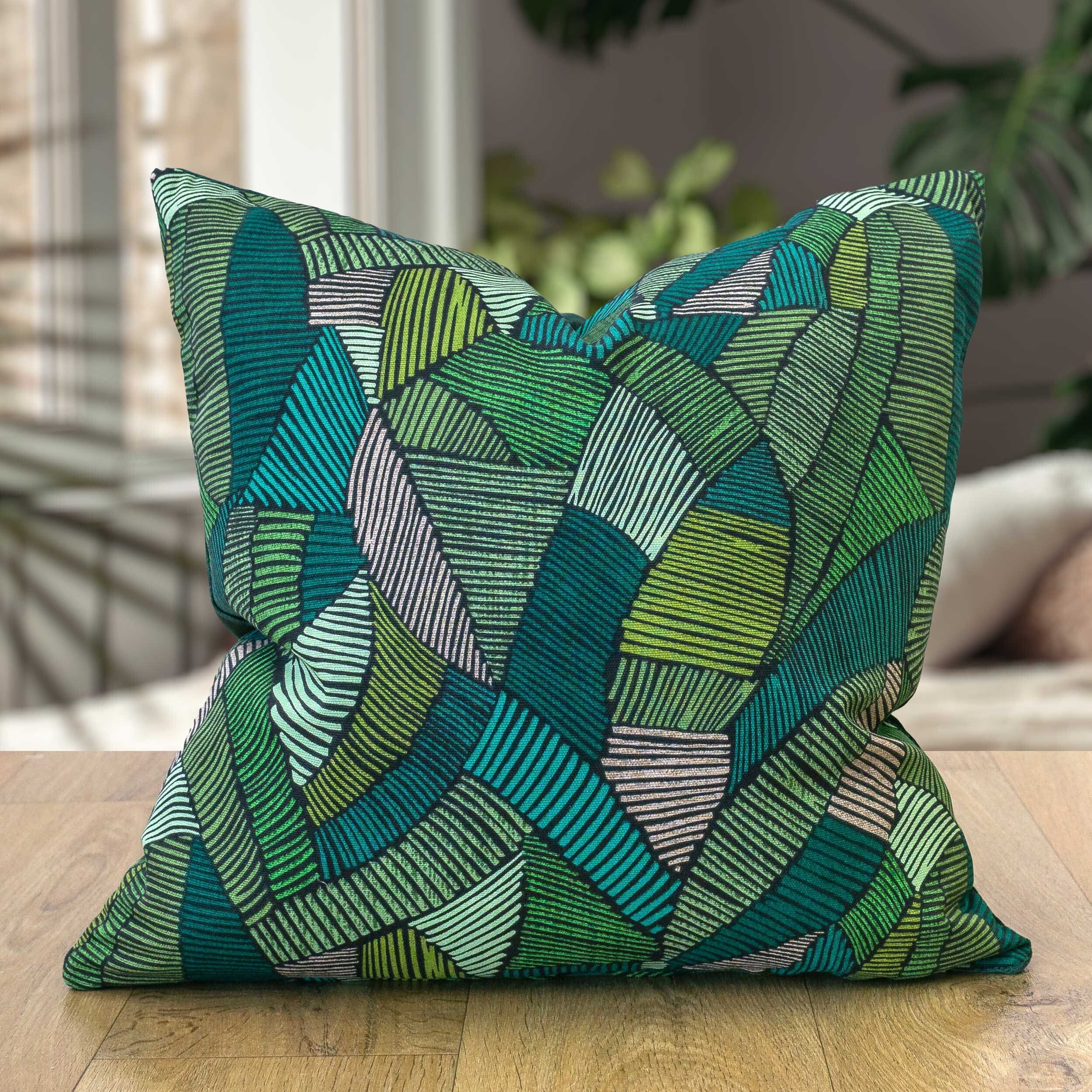 Bottle green pillows sale