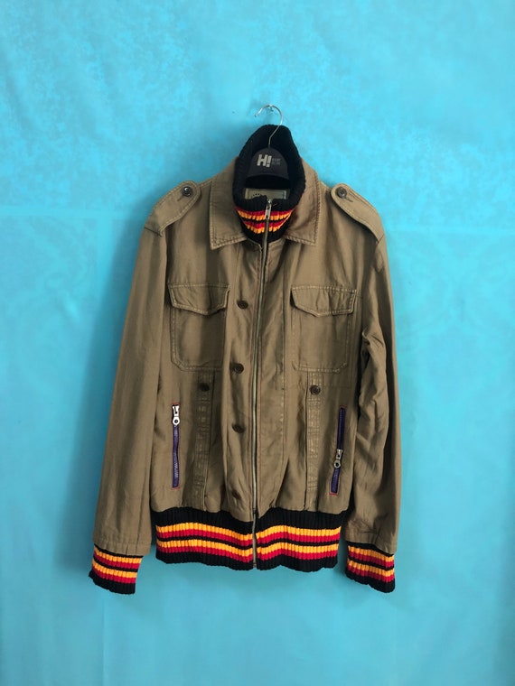 RARE JACKROSE Military Olive Ringer Jackets Germany World War Shabby Designer Japanese Brand Large 629 Etsy