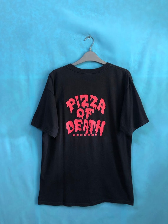 RARE!!VTG Chan Ken Poster Pizza of Death Records Large #1894