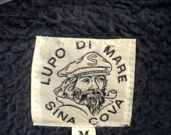 SALE!! VTG Lupo Di Mare Sina Cova Navy Jackets Coats Patches