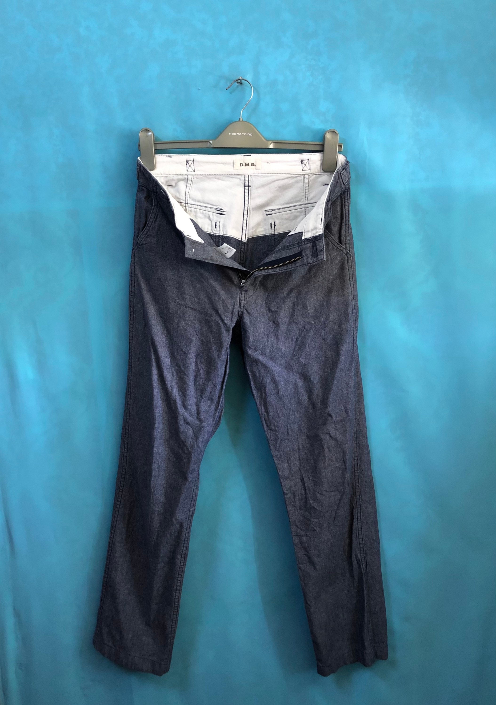 SALE!!VTG Domingo D.m.g Pant Trouser Military Navy Designer Made  display picture 1