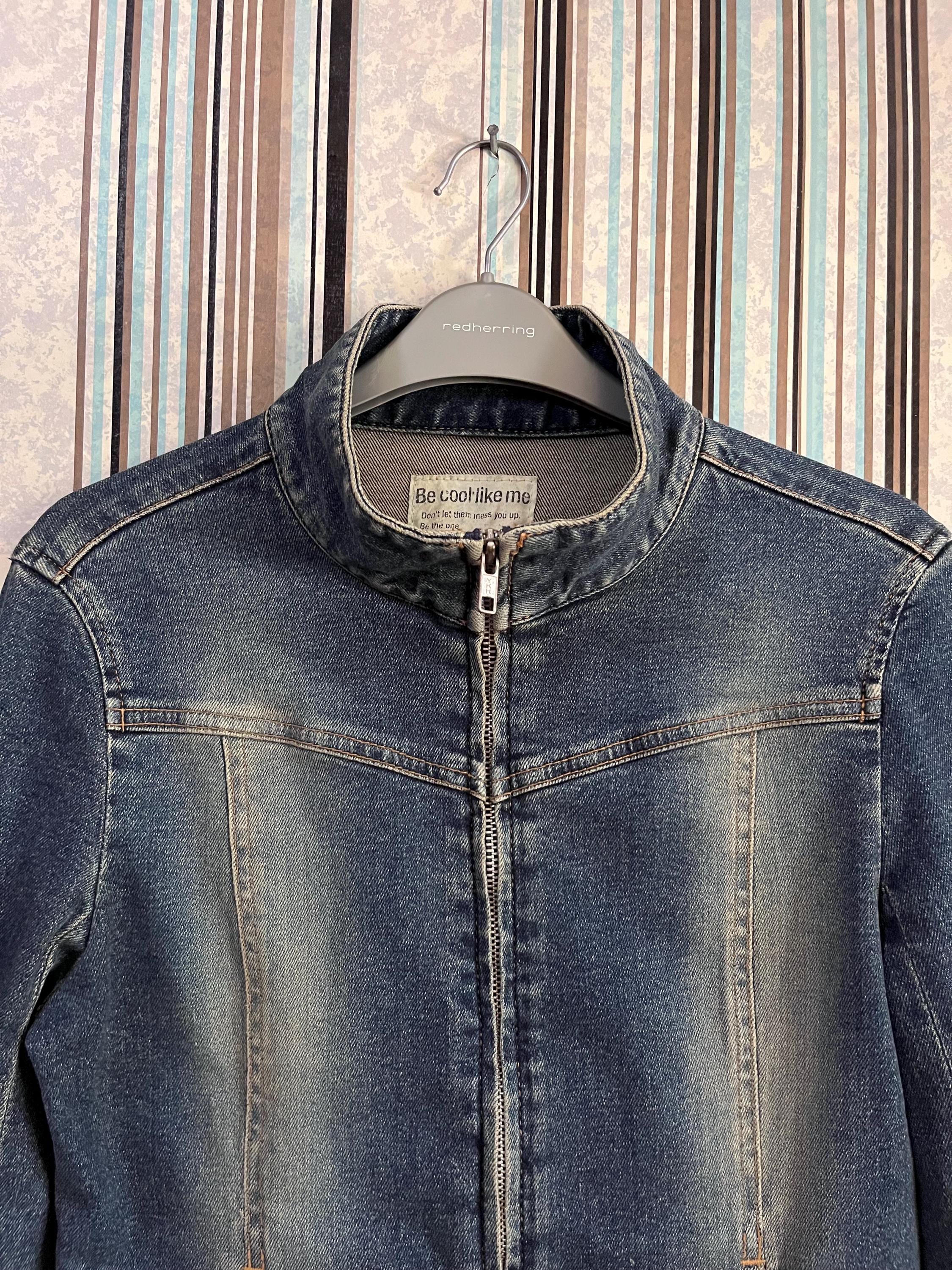 MEGARARE!!VTG Tenalys Issey Miyake Denim Jacket Zipped Size 3 #F5