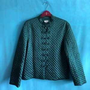 SALE!!VTG kaneko isao cheongsam jacket coat green classical medium #1410