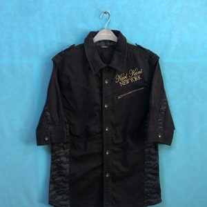 SALE!!VTG karl kani new york shirt design large #A4