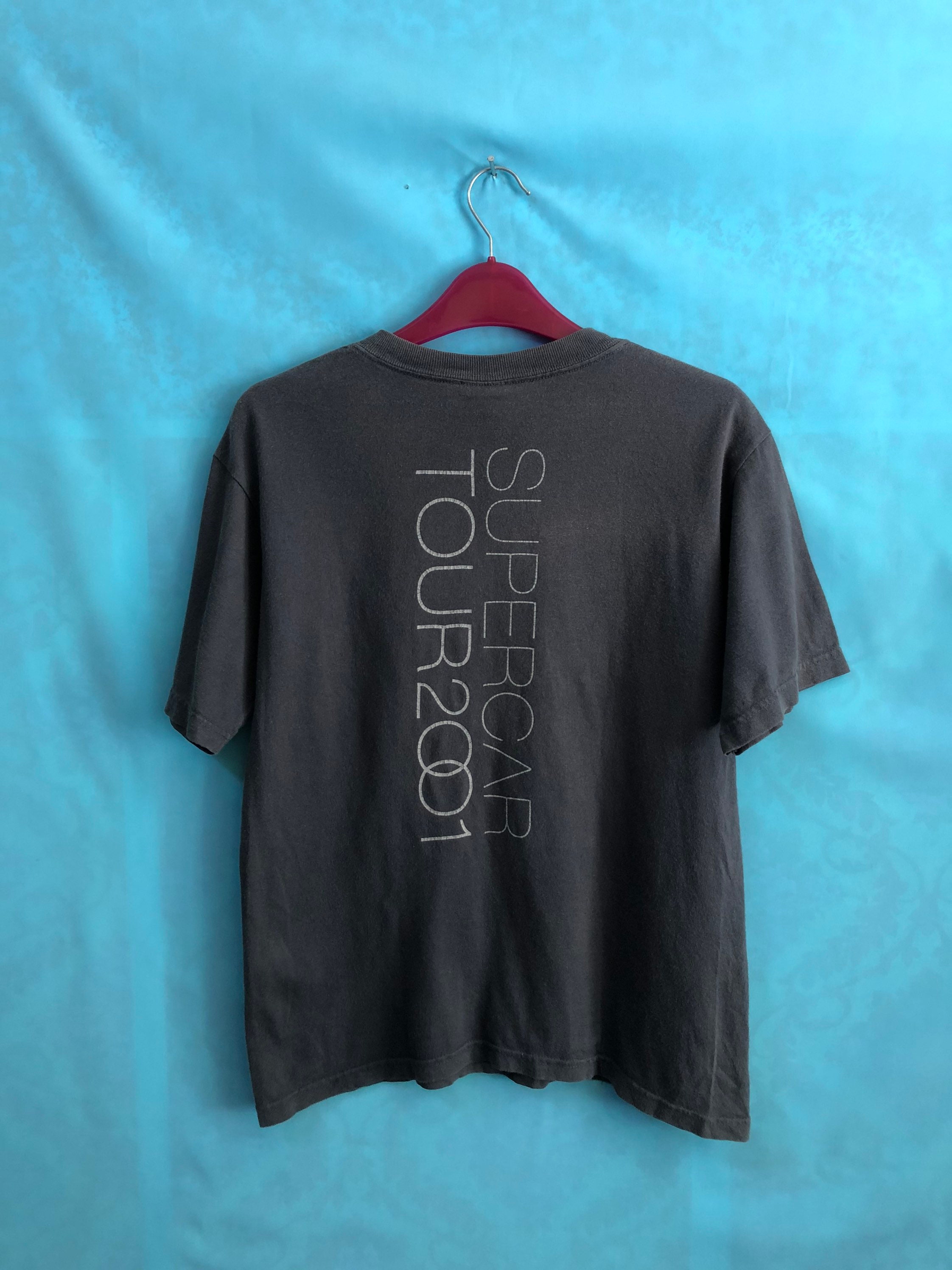◇レア SUPERCAR スーパーカー バンド Tシャツ レア!! VTG スーパーカー バンド ツアー 2001 ユニセックス