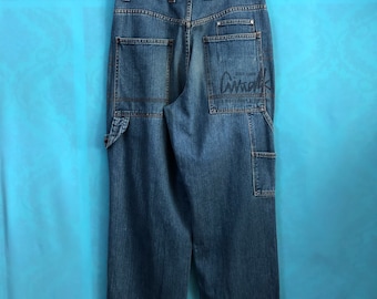 SALE!! VTG airwalk painter est 1985 baggy jeans streetwear skateboard size 28 small #1035
