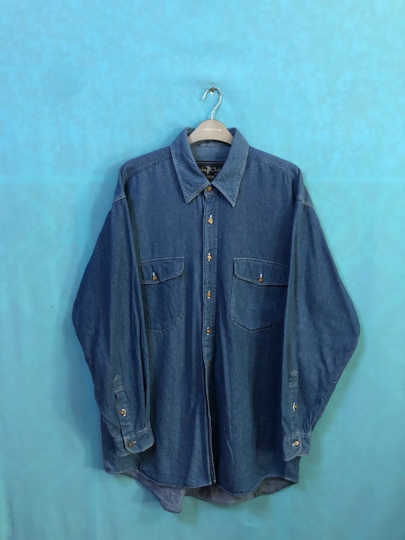 RAREVTG Polo Club Denim Shirt 