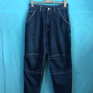 SELTEN!! VTG Vans kariert Vans seit 66 Baggy Jeans Skateboard Bmx Multi Taschen Größe 30 #1049