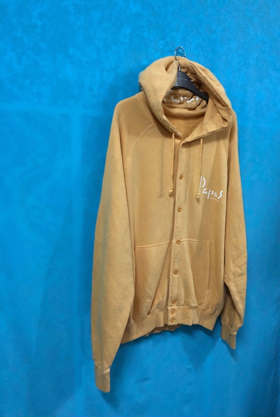 VTG PAPAS hoodies maniere de heming hoodies butto… - image 3