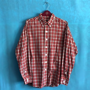 RARE!!VTG fat tyo titch dekachek made in japan plaid shirt #1329