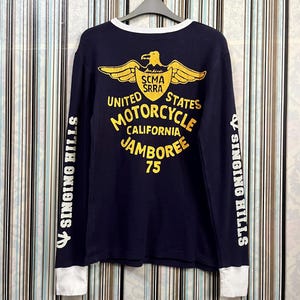 VTG MWS scma srra motorcycle club hells angels style california jamboree 75 size 36 #H2