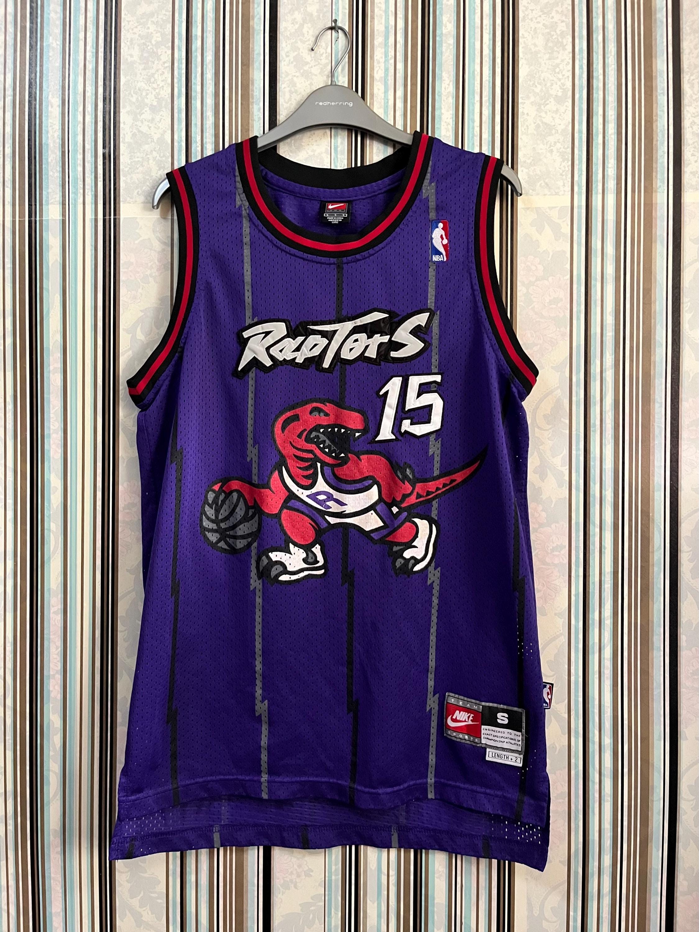 MEGARARE!!VTG Nike Authentic Toronto Raptors Vince Carter 15