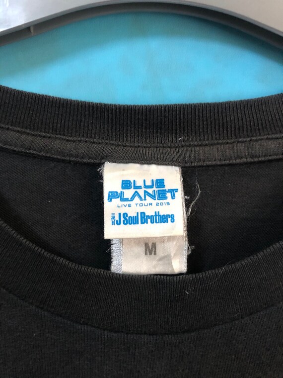 SALE!! VTG J Soul Brothers Blue Planet Distress Shirt Medium #1002