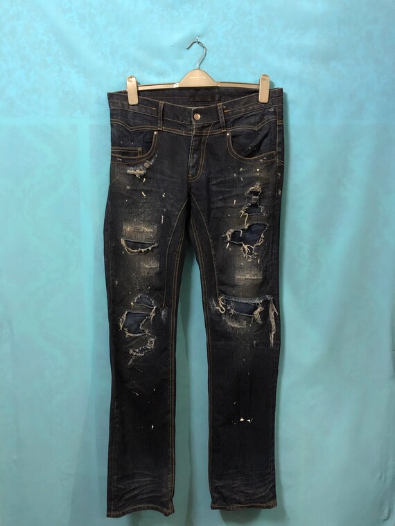 RARE!! VTG Jackrose Jack Rose Luv Maison Jeans Patchwork
