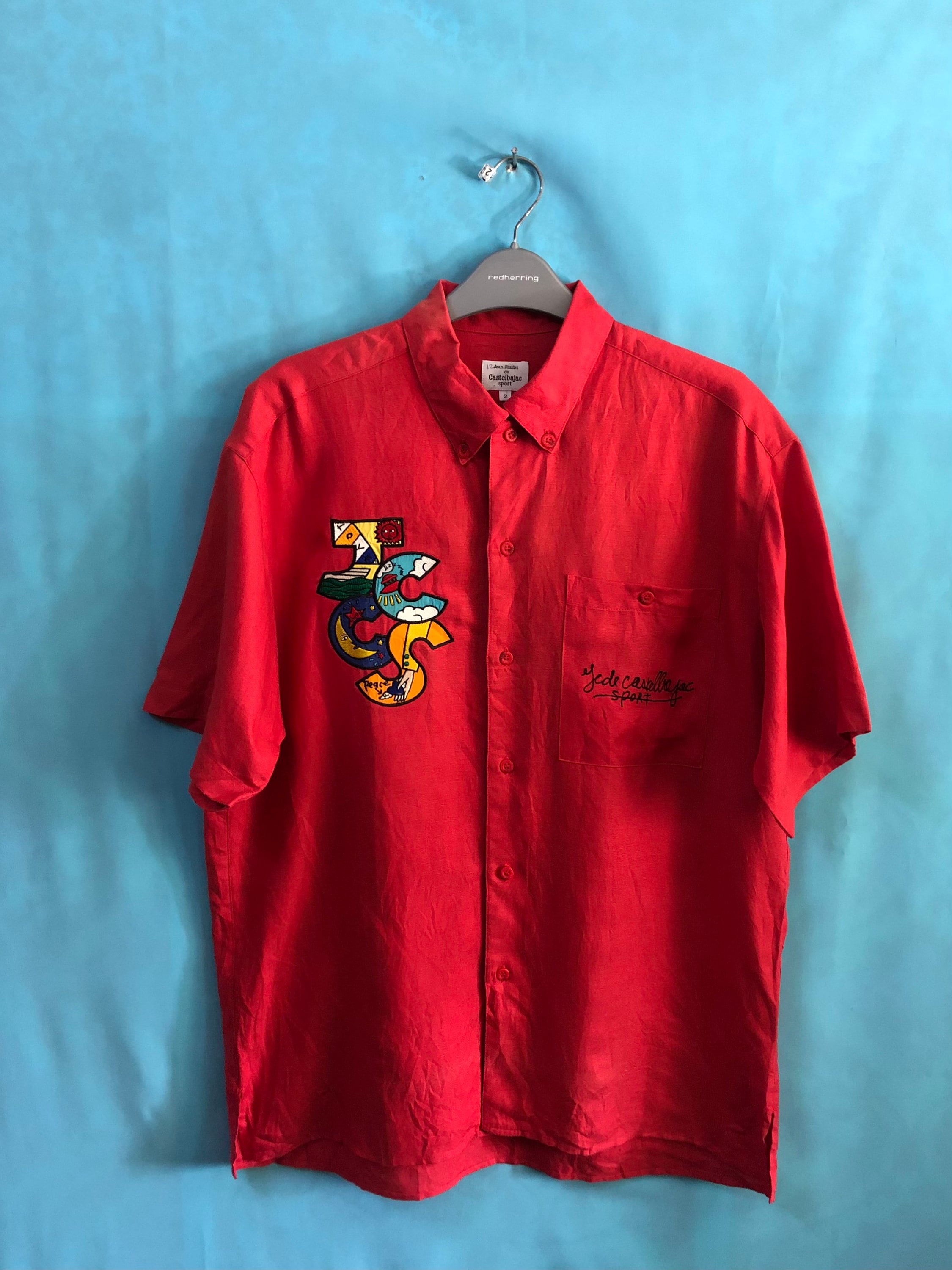 CASTELBAJAC トレーナー SALE!!VTG Jean Charles De Castelbajac Sport Embroidery Dream