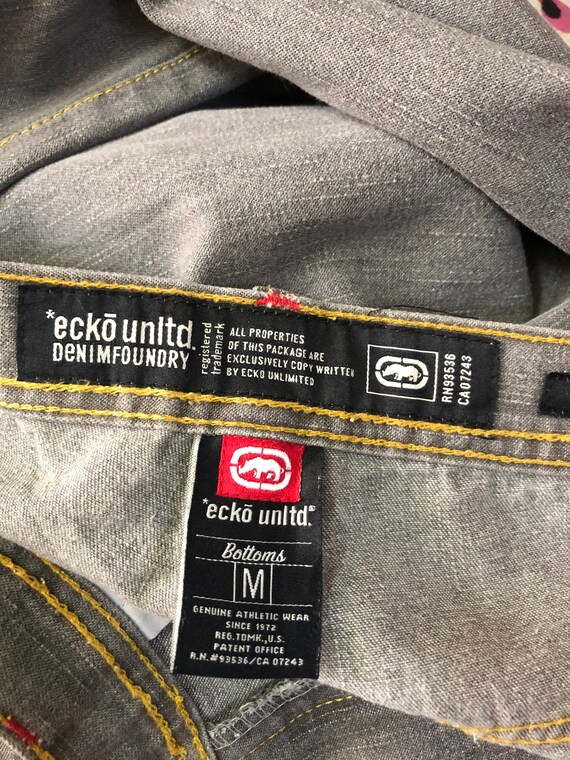 RARE!!VTG ecko unltd ecko function denim foundry … - image 6