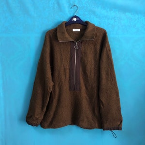 VTG UNITED ARROWS jackets zipper down wool coats brown japanese designer medium #632