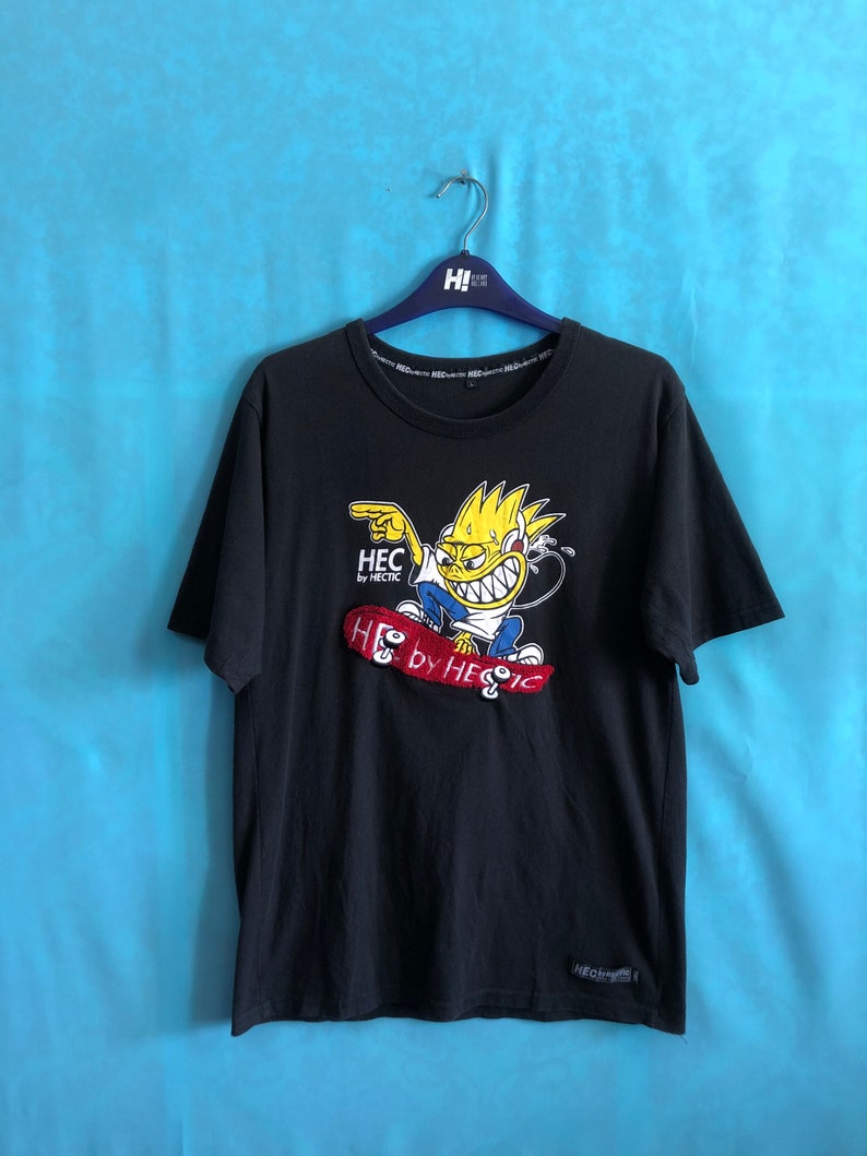 SALE!!VTG hec by hectic skateboards japanese brand large #1585