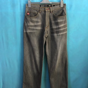 RARE!!VTG ecko unltd ecko function denim foundry grey medium #B4