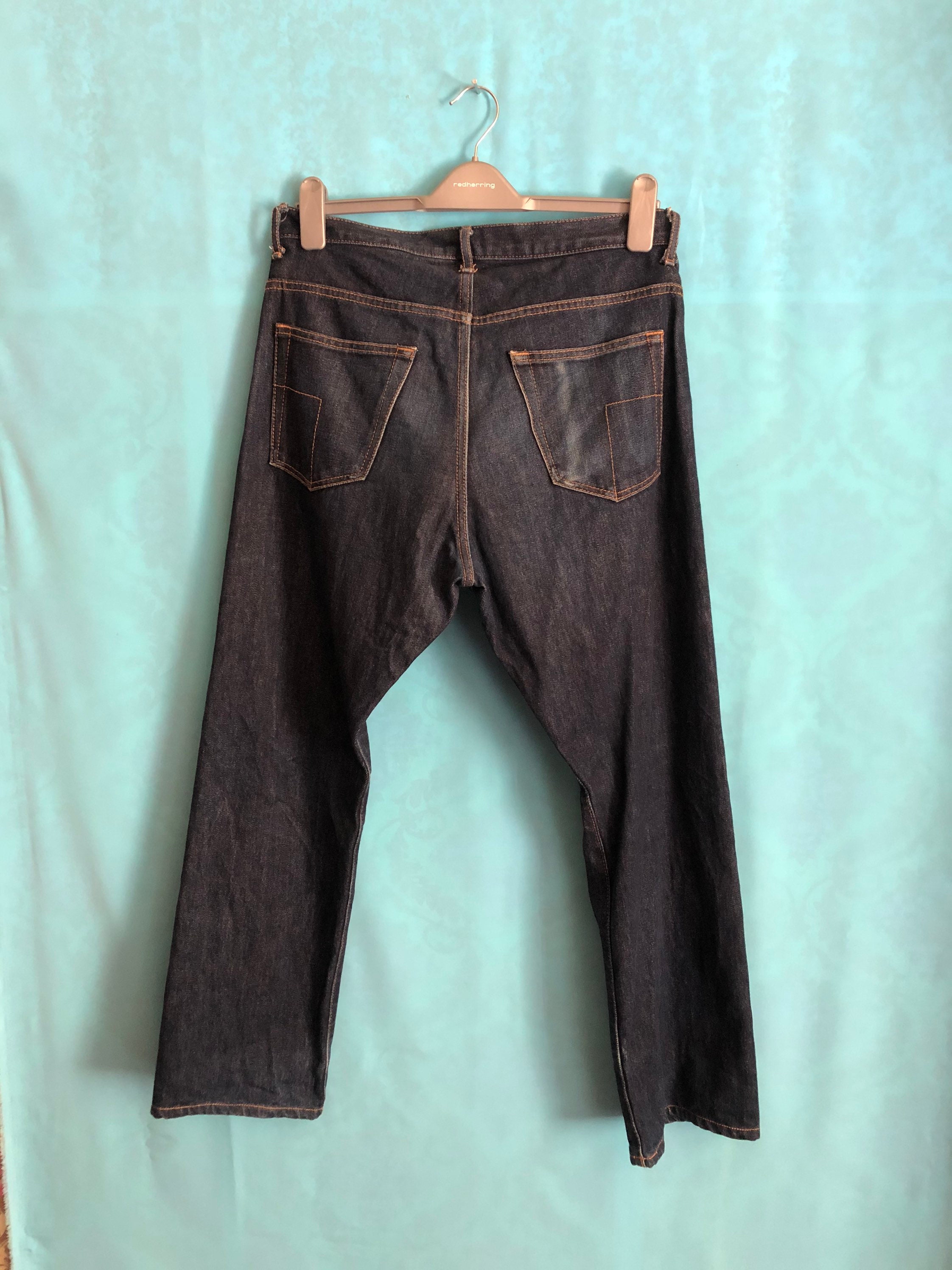 VTG MAD HECTIC Realmad Hectic Dark Indigo Jeans Made in Japan M