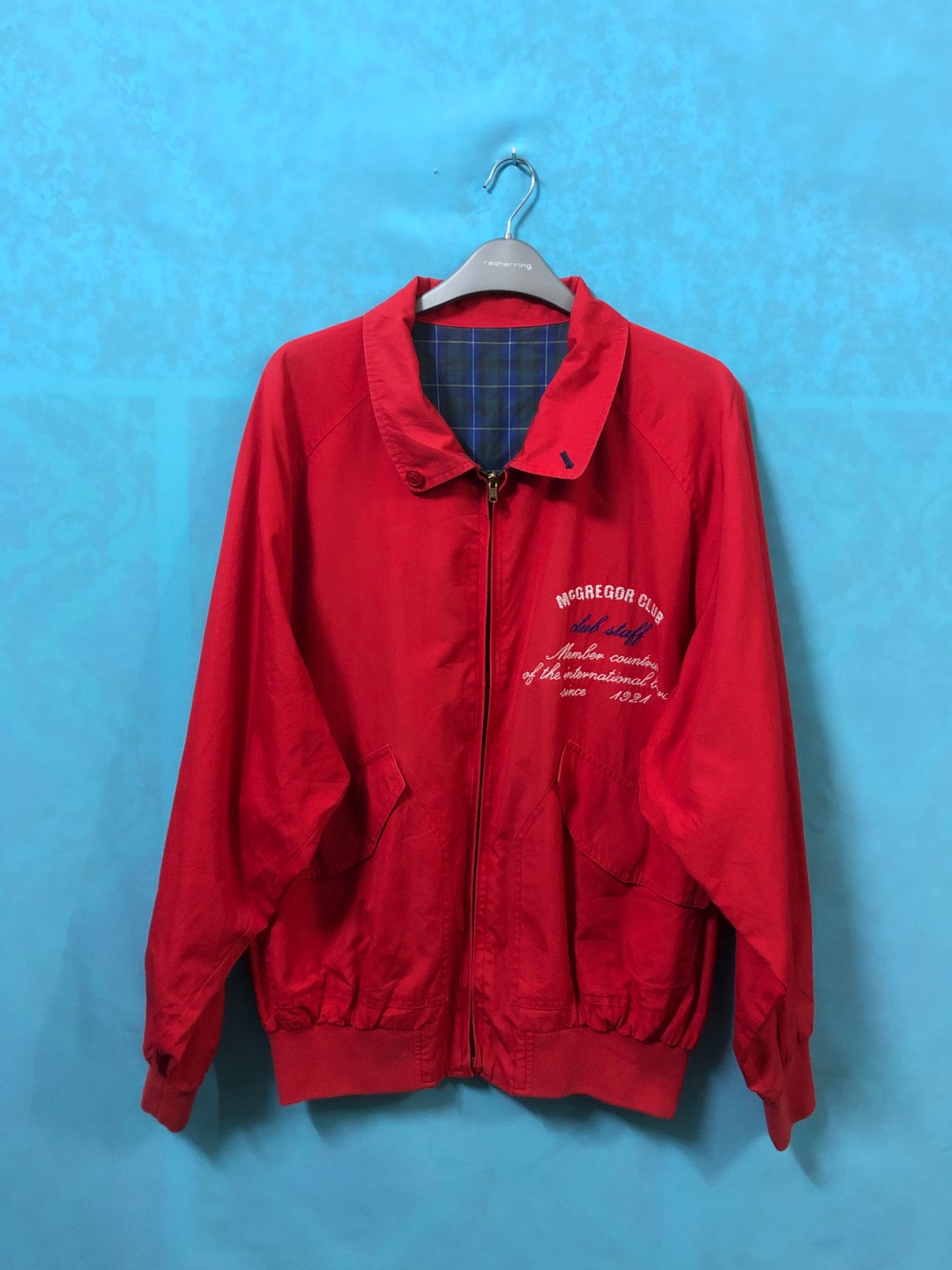 ON SALE!!VTG Mcgregor Bomber Jackets Coats Reversible Tartan
