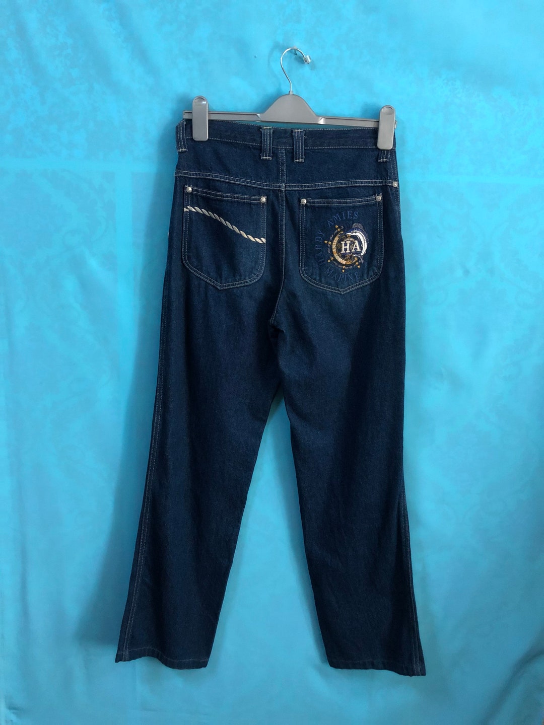 VTG HARDY AMIES Jeans Hardy Amies Marine Edition Denim Indigo