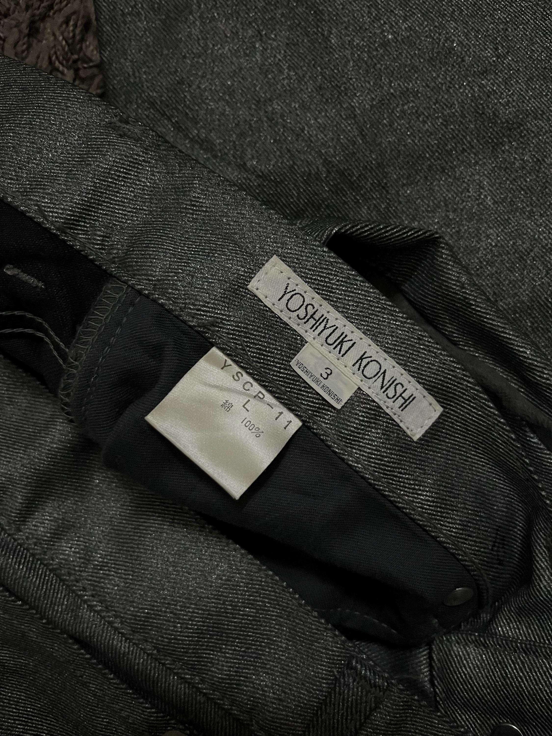 2000s FICCE FICCE Yoshiyuki Konishi Waxed Jeans Size 3 #H4 - Etsy