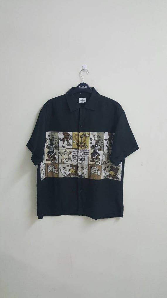 Jean-charles De Castelbajac Quotes Shirt Sport Size 2 Made in 