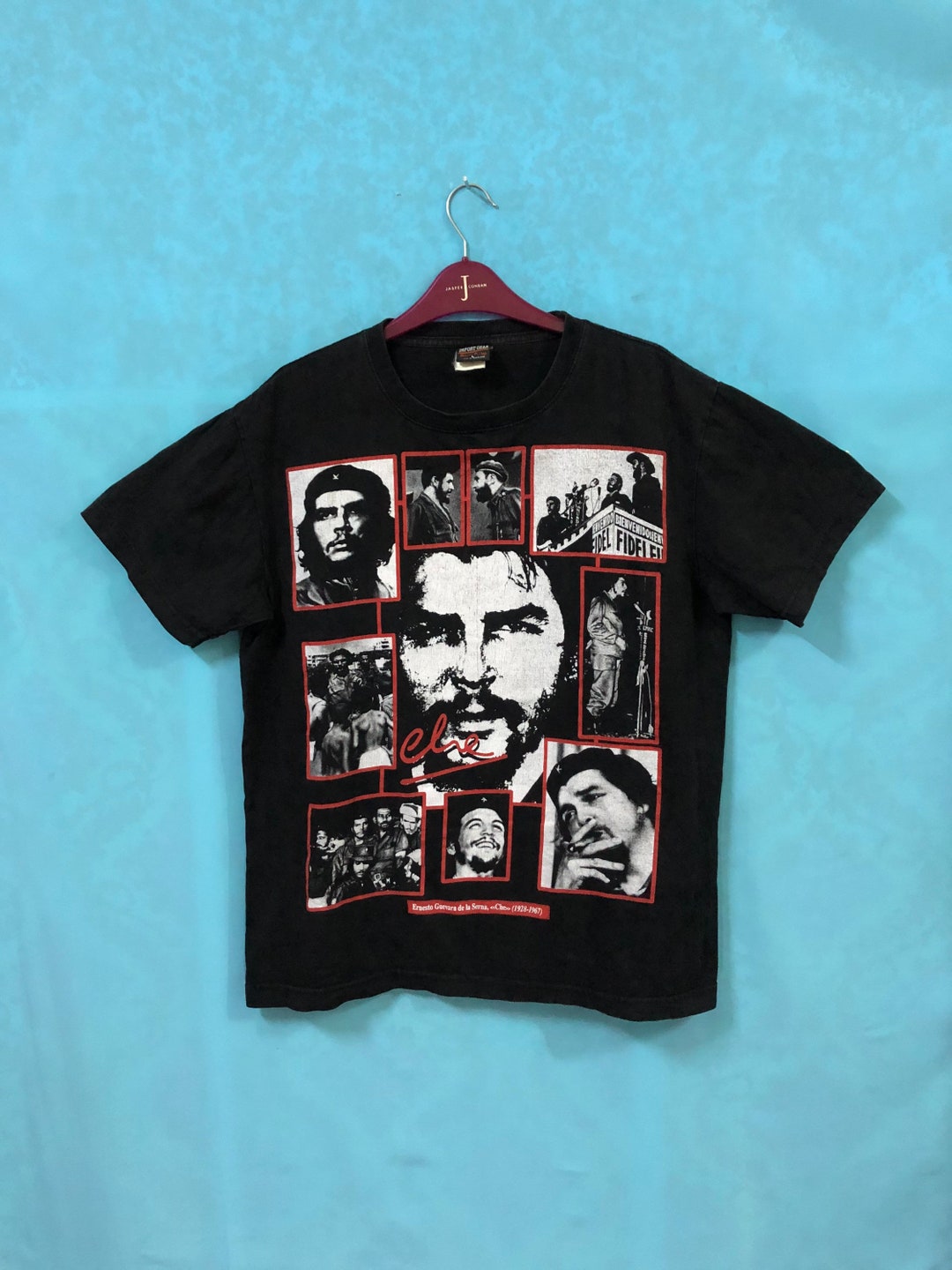 VTG CHE GUEVARA Fidel Castro Rare Photo Printed Rage Against the