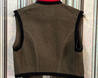 1990s Vintage Junior Gaultier Jean Paul Gaultier Vest Wool Cropped