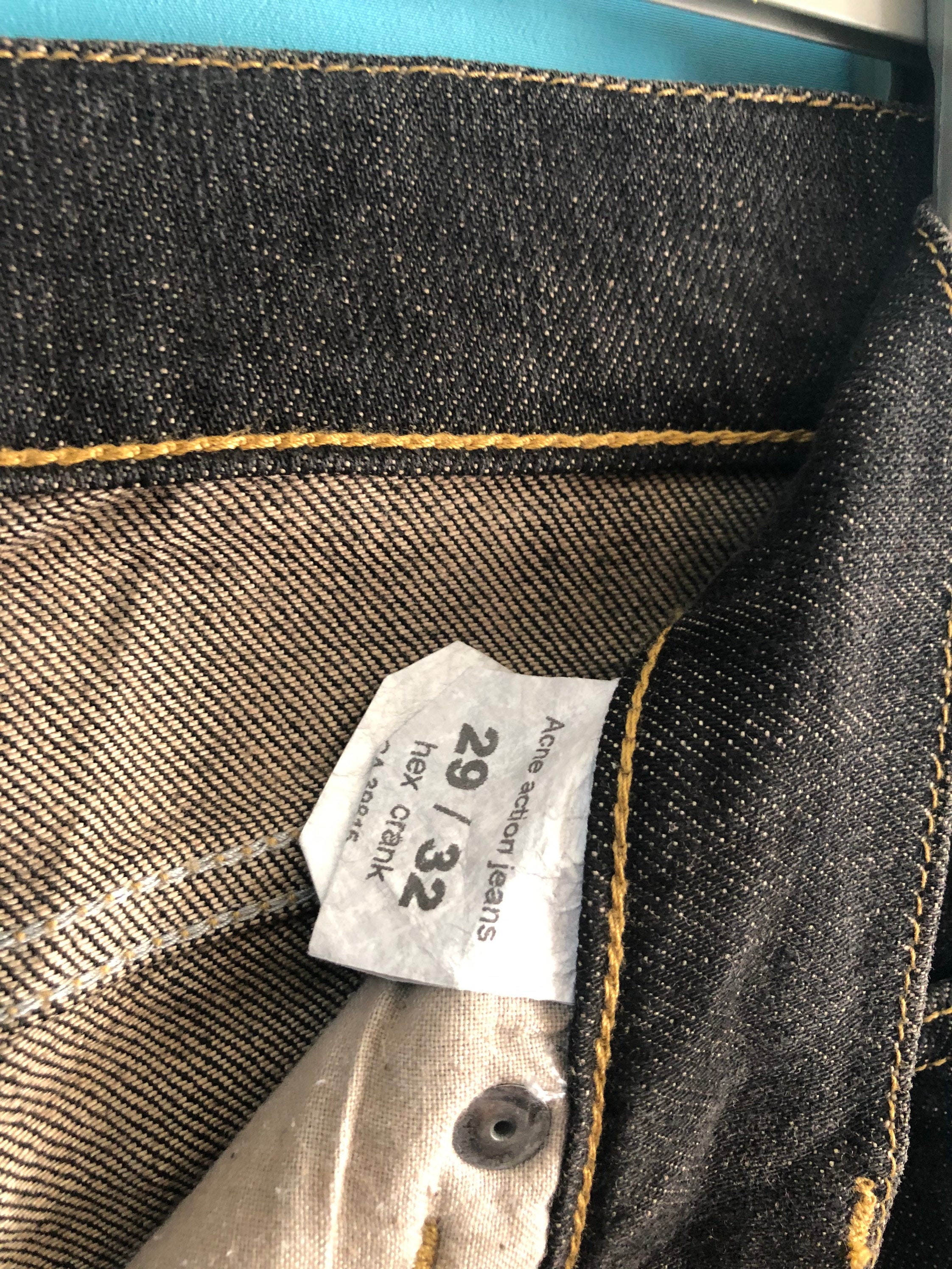 Acne action 2025 jeans 1997