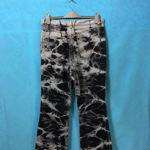 RARE !! VTG amore pure jeans délavé à l'acide lavage à la pierre boot cut édition unisexe taille 36 #1104