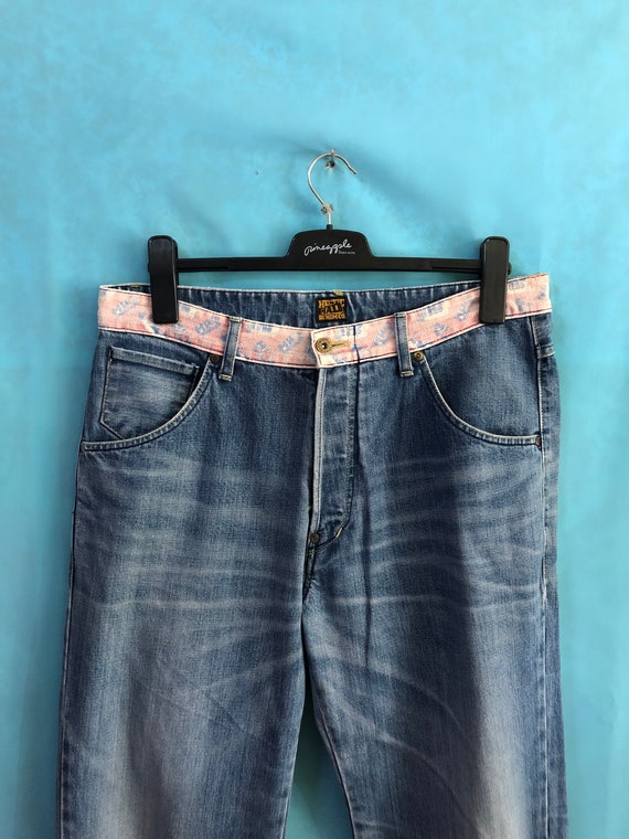 SALE!!VTG mad hectic washed designer jeans button… - image 5