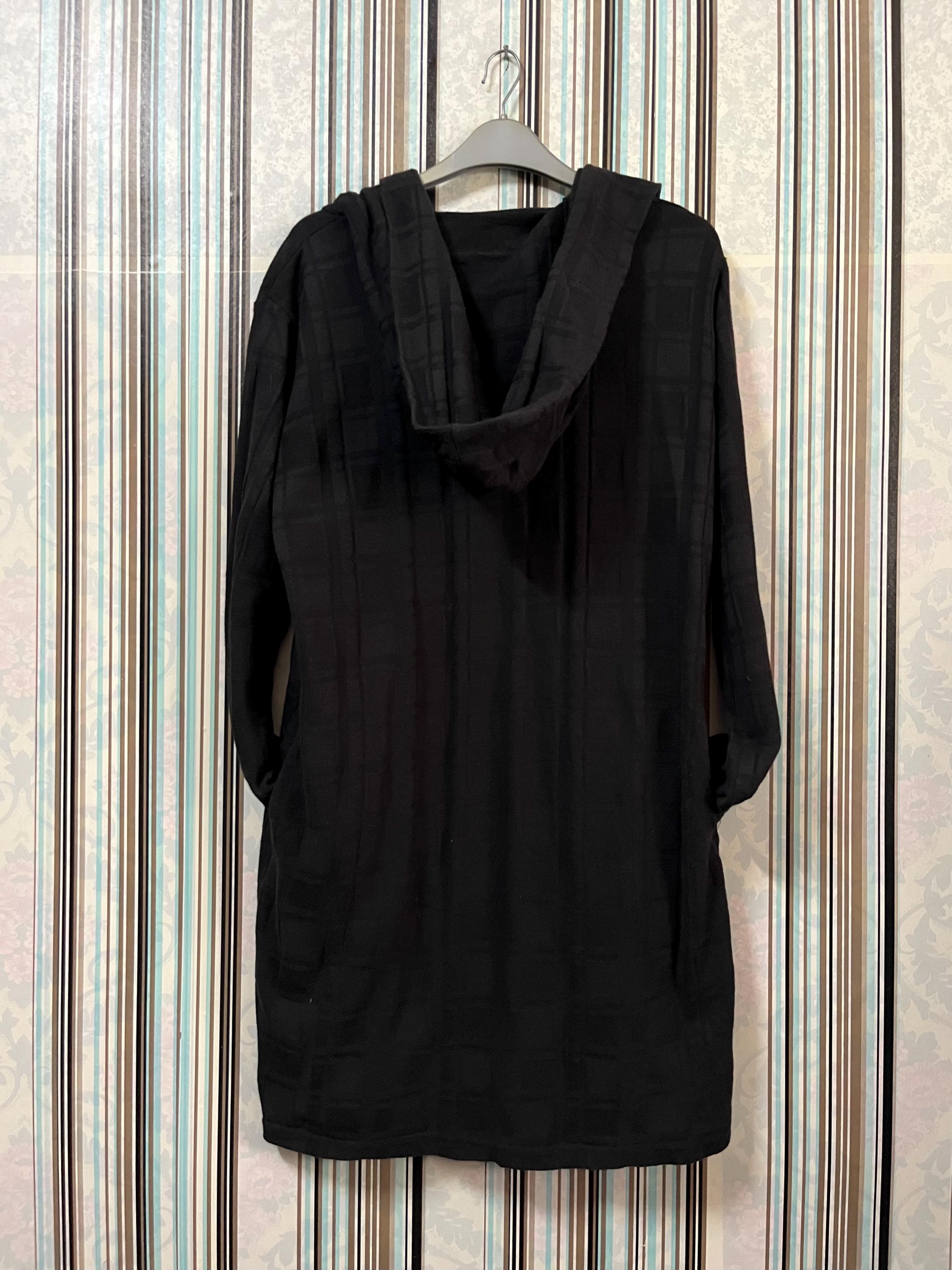 Vintage 1990s Semantic Design Draped Collar Open Front Cardigan 
