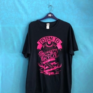 RARE!! VTG listen to silhoutte from tge skylit large ##711