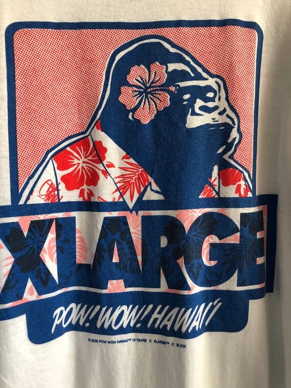 RARE!!VTG pow wow hawaii x xlarge x slicks long s… - image 5