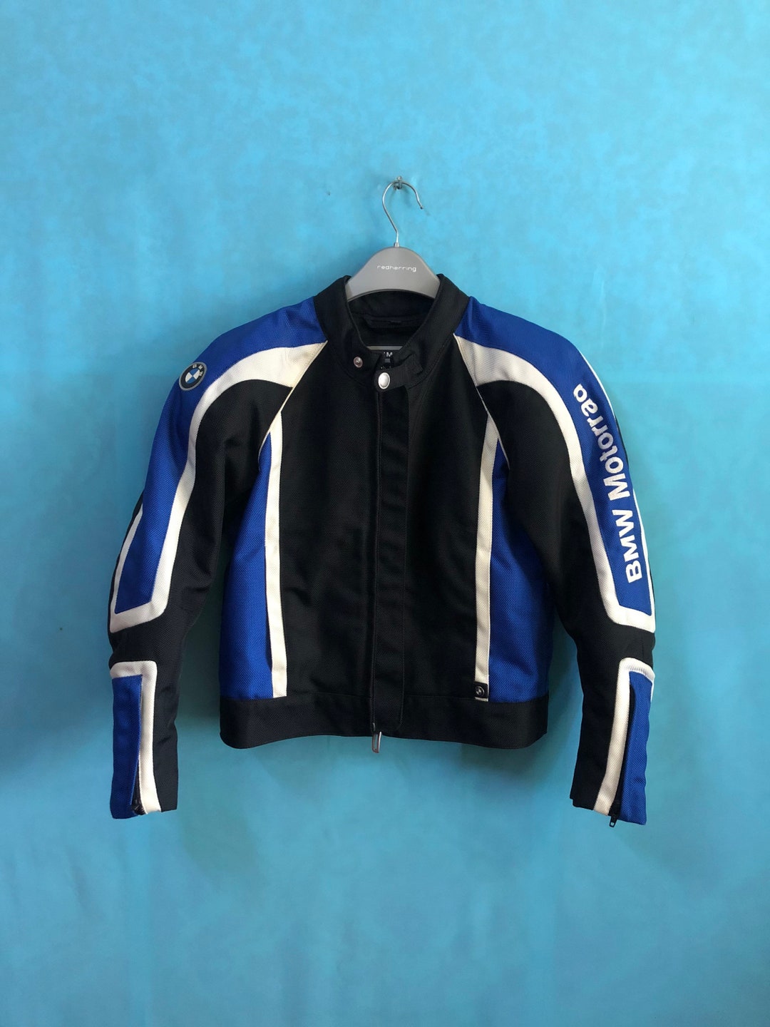 BMW Motorrad クラブジャケット ジュニアM BMW Motorrad Club Junior Black/Blue/White Jacket - Size