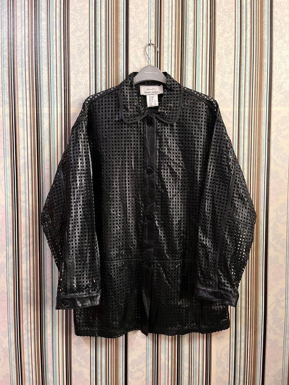 MEGARARE!!VTG Tomaso Stefanelli Embossed Made in Italy Pelle Skin 