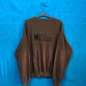 SALE!! VTG men's melrose original wear sweatshirt made in japan embroidery big logo medium #940
