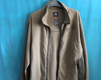 NIKE ACG THERMAL LAYER 2 ジャケット ブラック ステッチ Nike ACG 2 Jacket Men Size XL Black and Gray Thermal Layer
