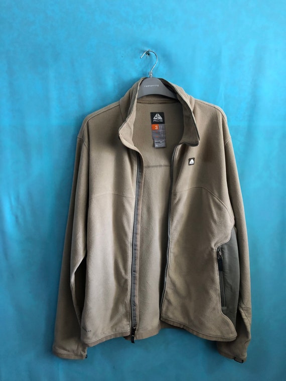 RARE!!VTG Nike Acg Thermal Fit Two Tone Zipper Fleece Outer RARE!!VTG Nike Acg Thermal Fit Two Tone Zipper Fleece Outer