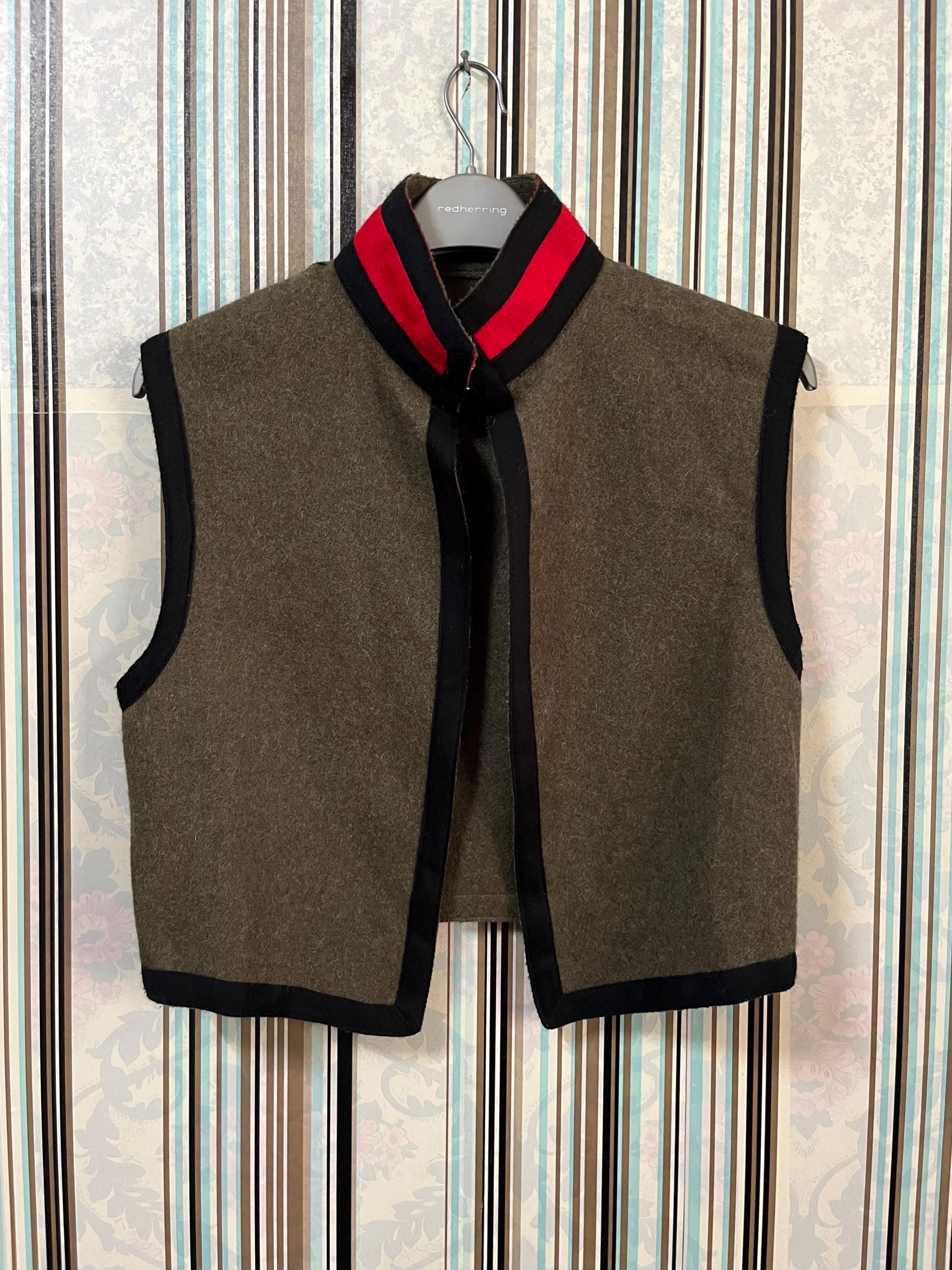1990s Vintage Junior Gaultier Jean Paul Gaultier Vest Wool Cropped