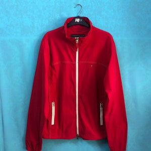 SALE!! VTG tommy hilfiger zipper pockets jackets coats windbreaker extra large unisex #1113